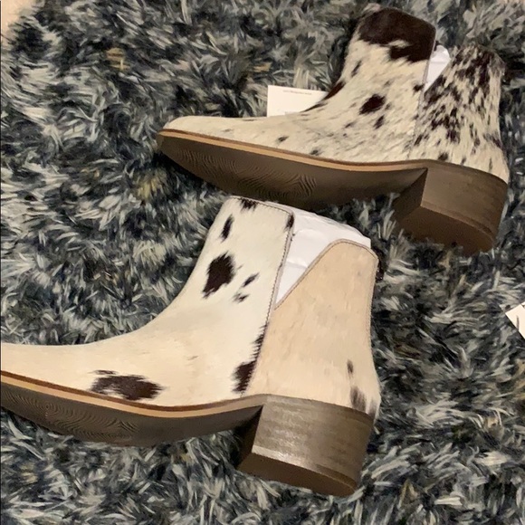Myra Bag Shoes Cowhide Leather Booties Genuine Hairon Leather Poshmark